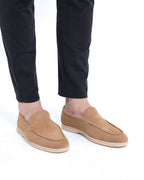 Mocassins en daim de luxe Old Money