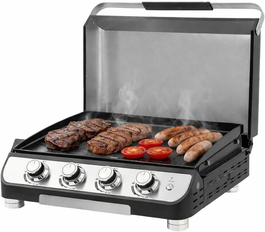 4 Burner with Lid