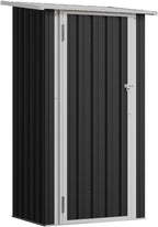 Aoxun Outdoor Storage Shed, 3' x 5' Galvanized Metal Shed with Air Vent and Sliding Door, Tool Storage, Bike Shed, Garden Tool Storage Shed, for Patio, Lawn