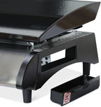 4 Burner Gas BBQ Plancha Grill 10kw Output Power with Detachable Trolley - Gas Bottle Regulator - Cover